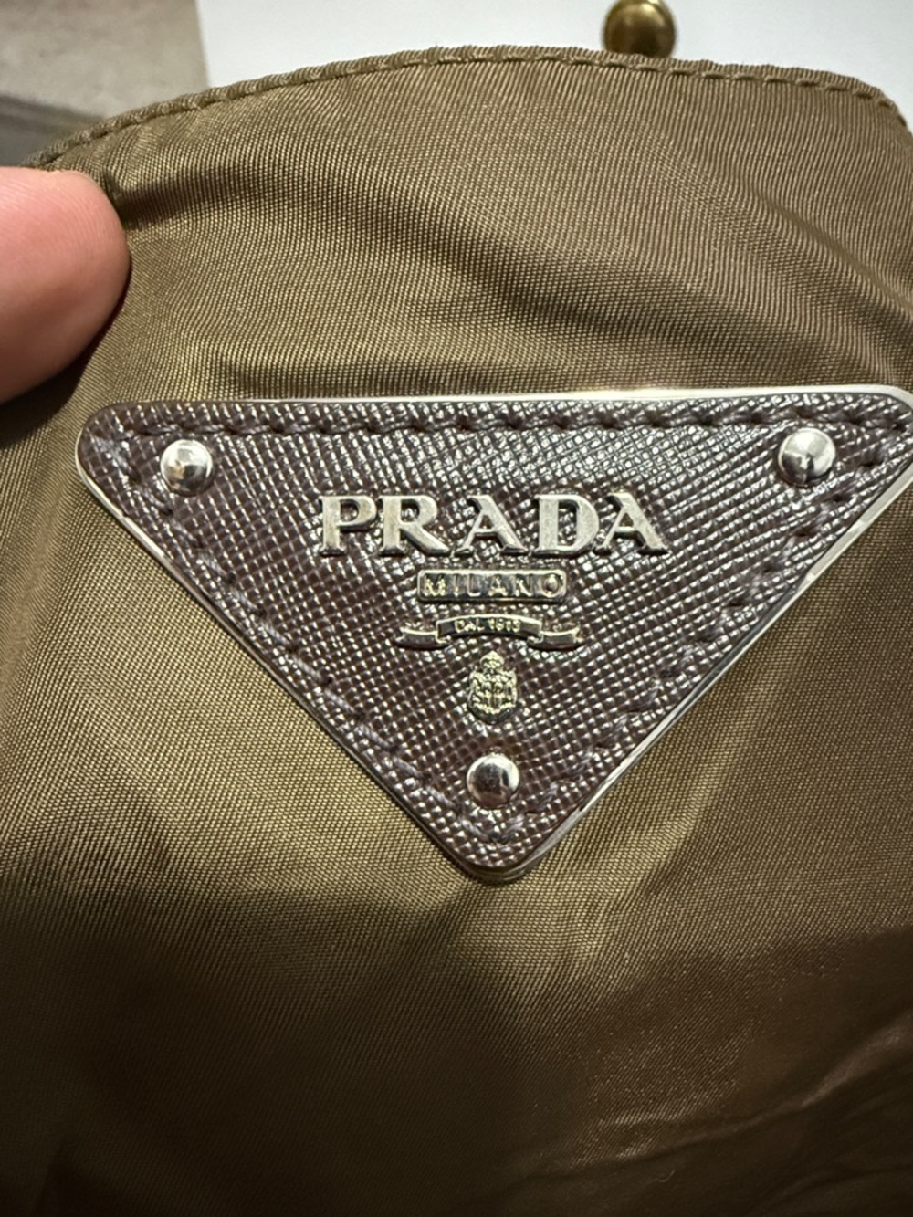 Prada packable tote bag